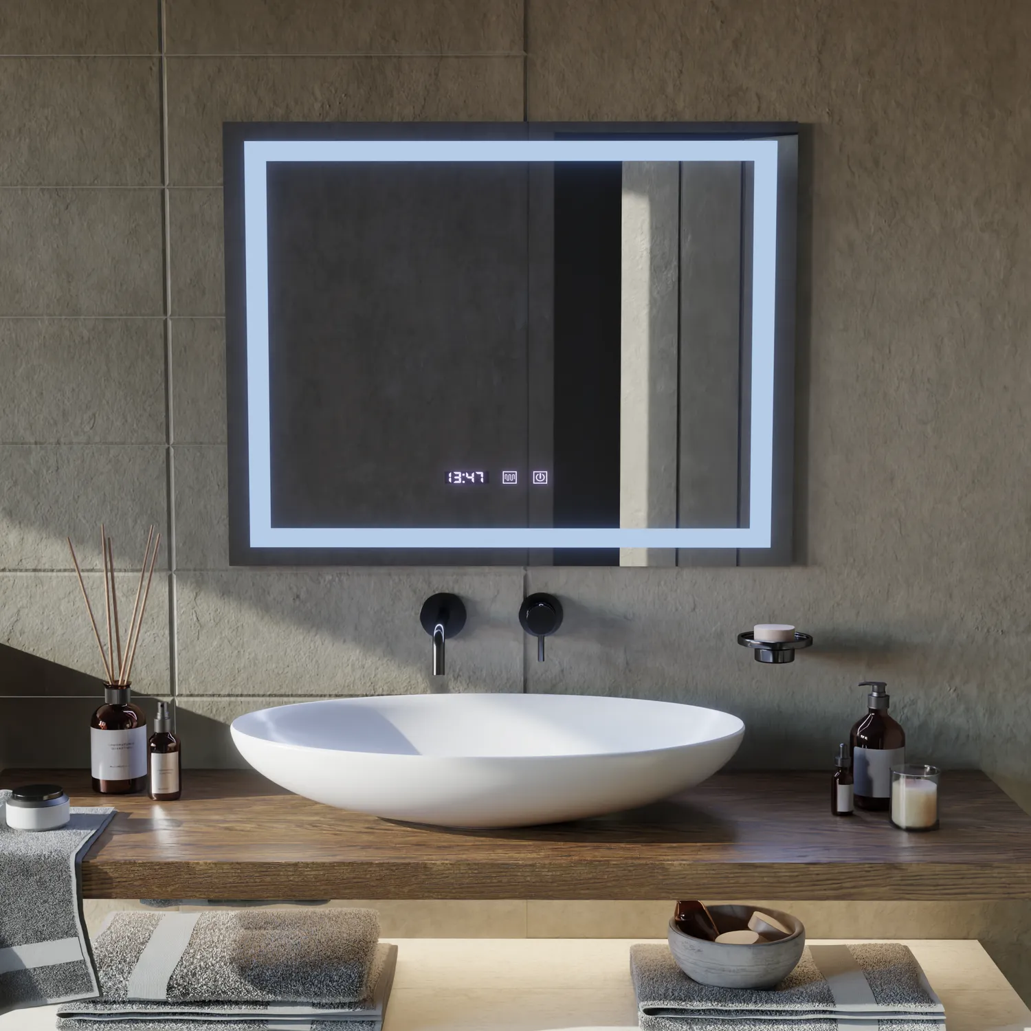 Alessandro Design Modena 80x60 oglinda LED baie