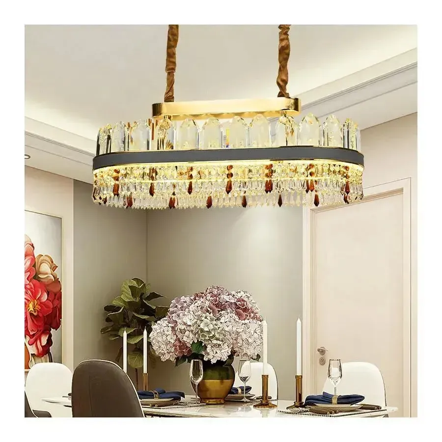Alessandro Design Pollux candelabru LED auriu 80cm cu cristale