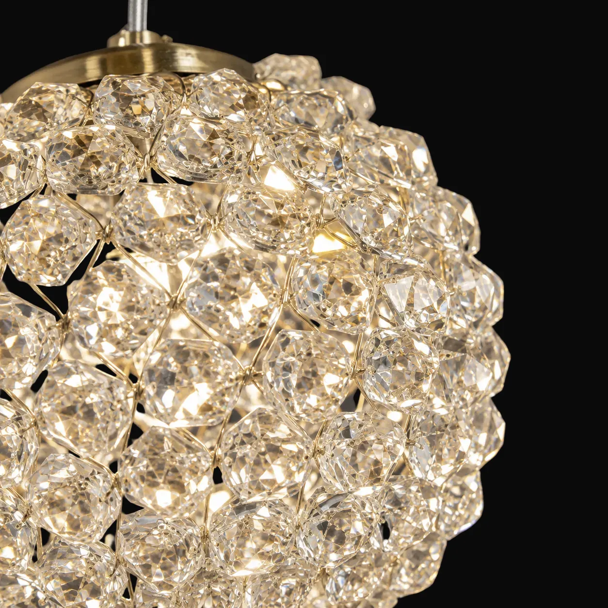 Alessandro Design Mille candelabru cristal auriu 60cm 25xG9