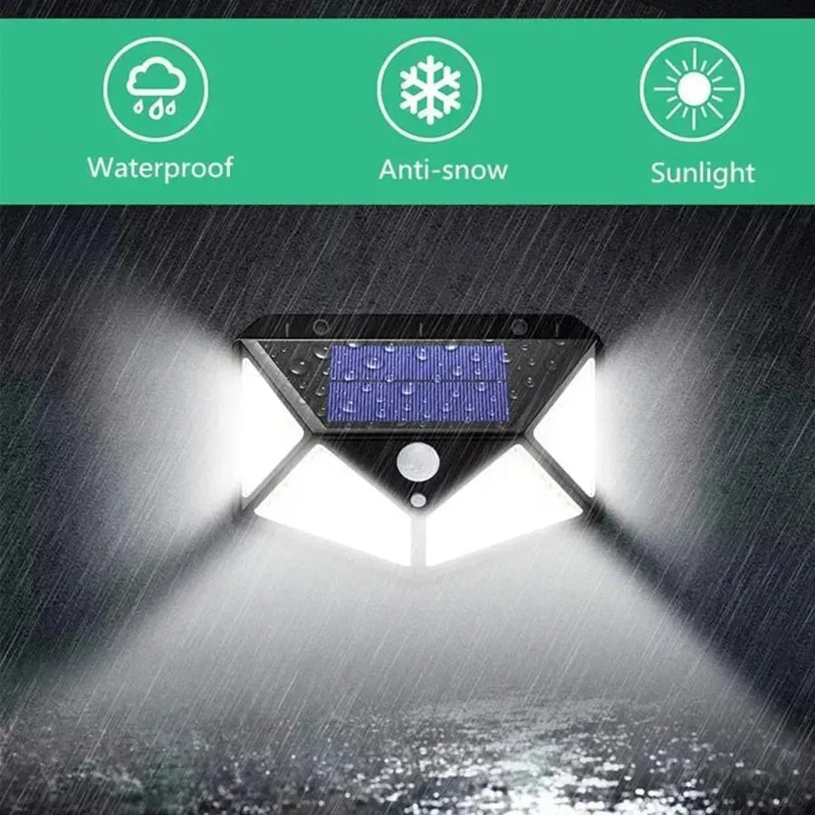 Alessandro Design lampa solara perete 100 LED neagra