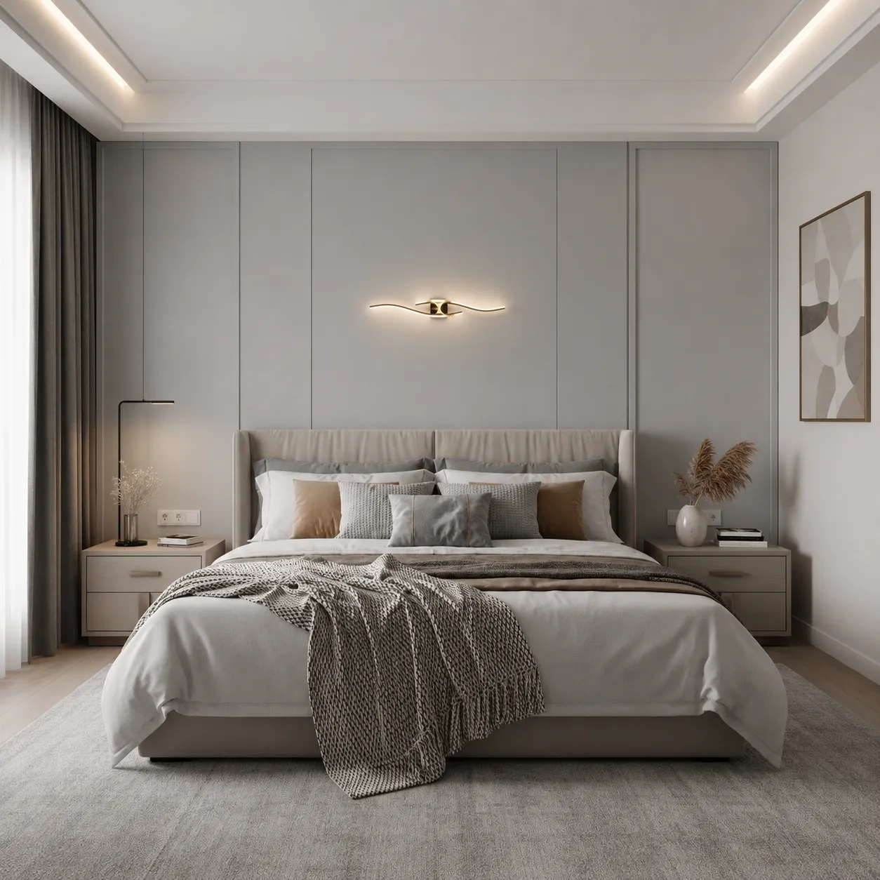 Alessandro Design FYAN aplica LED 59cm aurie 19W