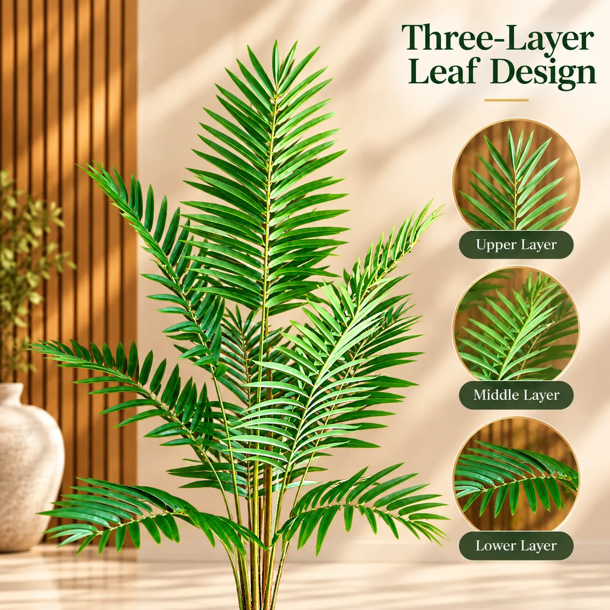 Alessandro Design palmier artificial Kentia 180 cm verde 10 frunze