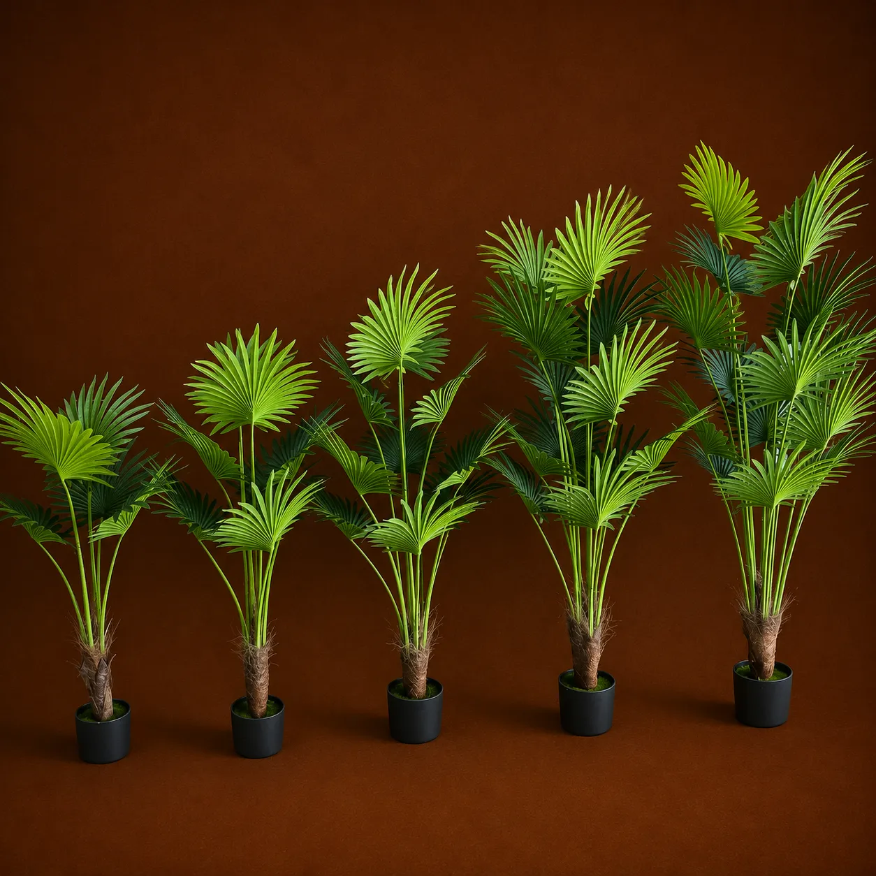 Alessandro Design Livistona planta artificiala 200 cm verde
