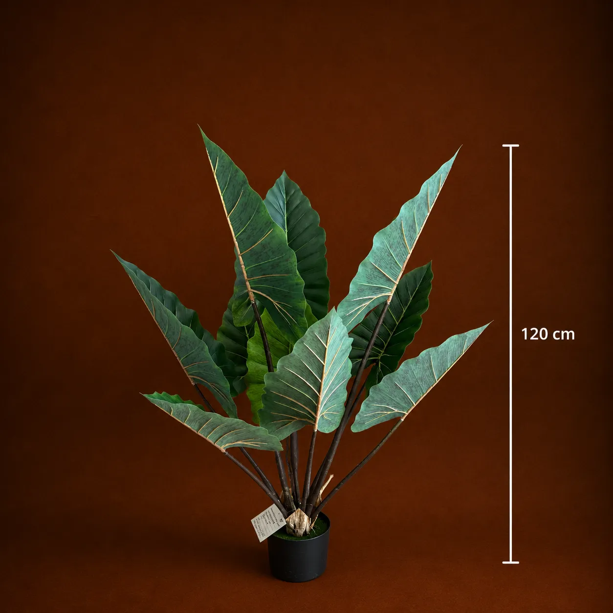 Alessandro Design planta artificiala verde 120cm frunze mari