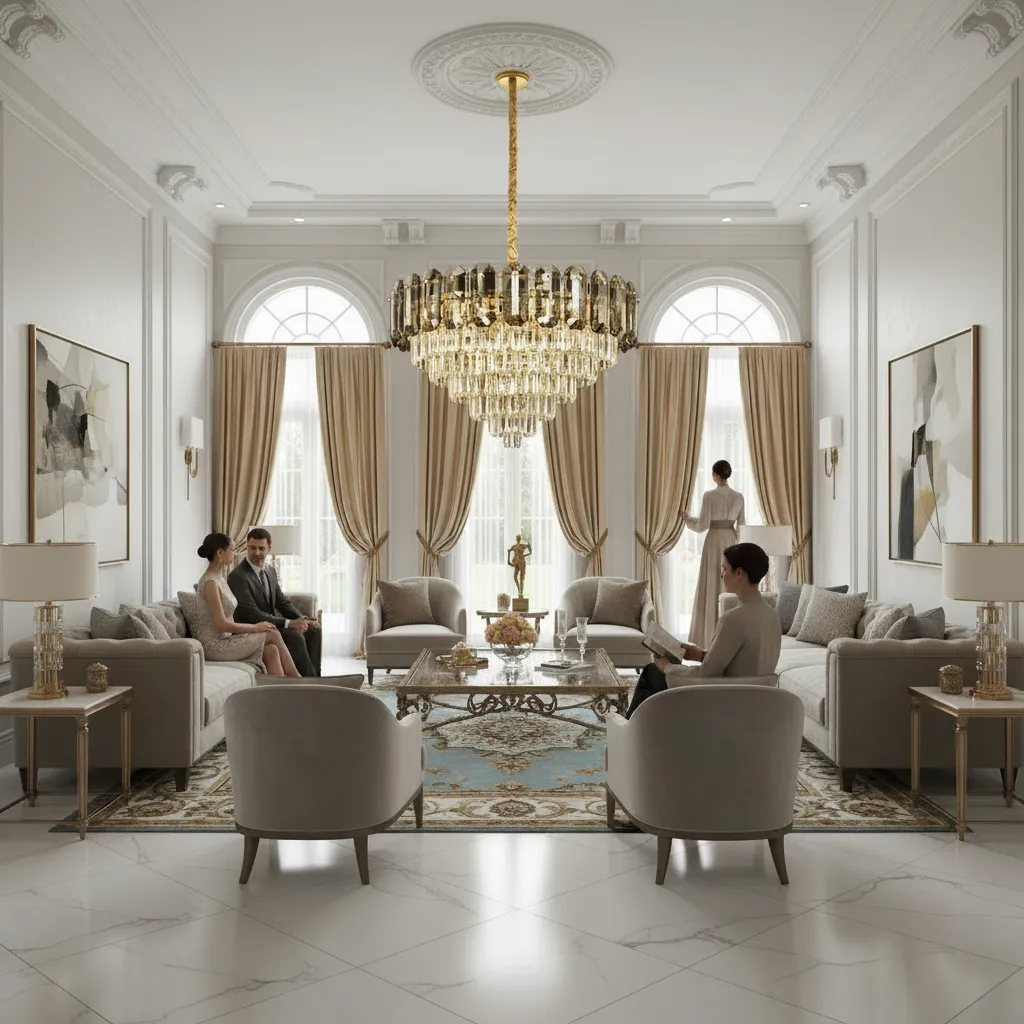 Alessandro Design AURUM Magno 12xE14 candelabru auriu 60cm