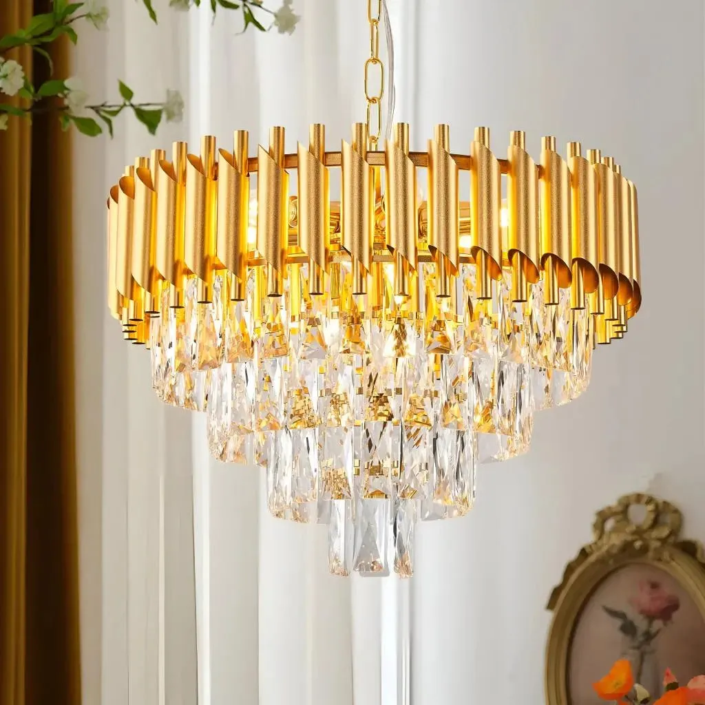 Alessandro Design Versailles Magno 8xE14 candelabru 60cm auriu
