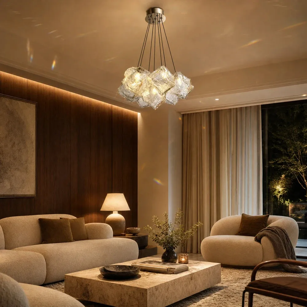 Alessandro Design Ecoluce Modern lustra glob 7xE27 crom