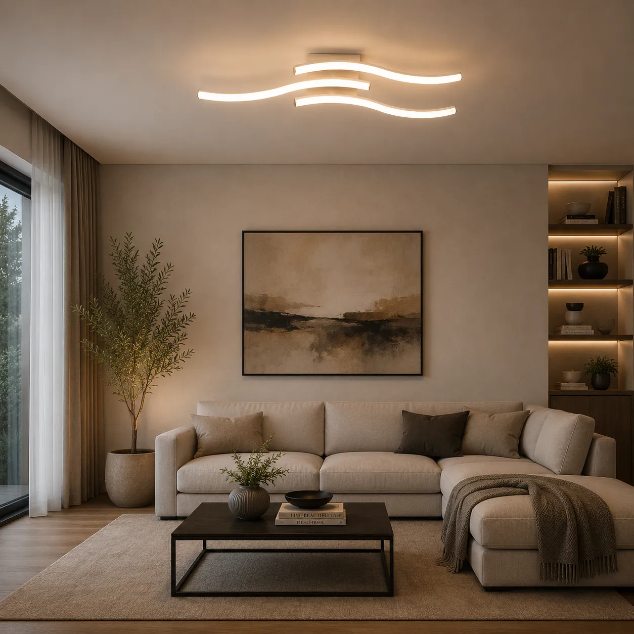 Alessandro Design Anadyr lustra LED alba 3 brate 29W dimabila