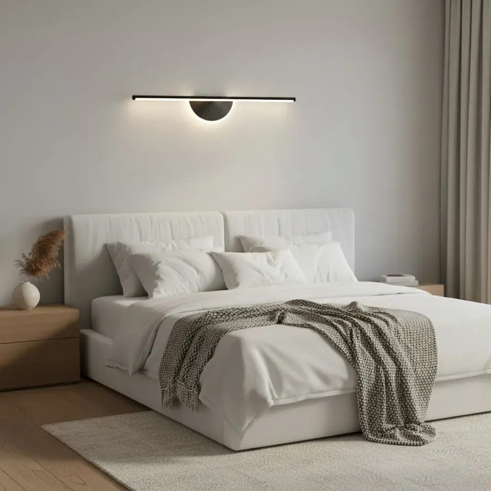 Alessandro Design Baram aplica perete LED 60cm neagra