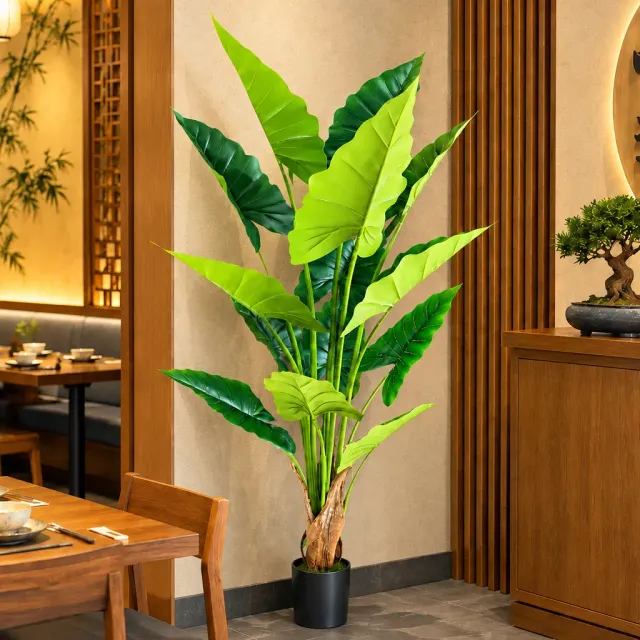 Alessandro Design Alocasia plantă artificială verde 170cm