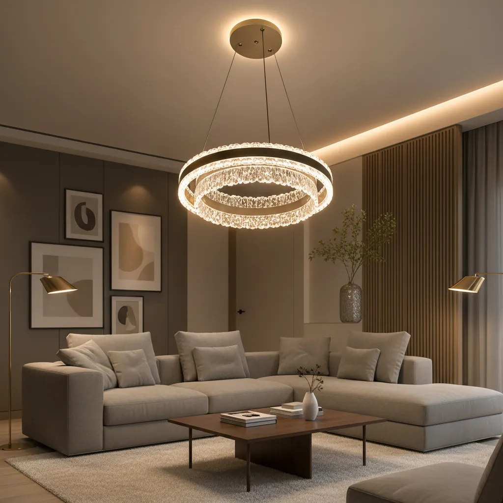 Alessandro Design Kosmo lustra LED 115W neagra patrata