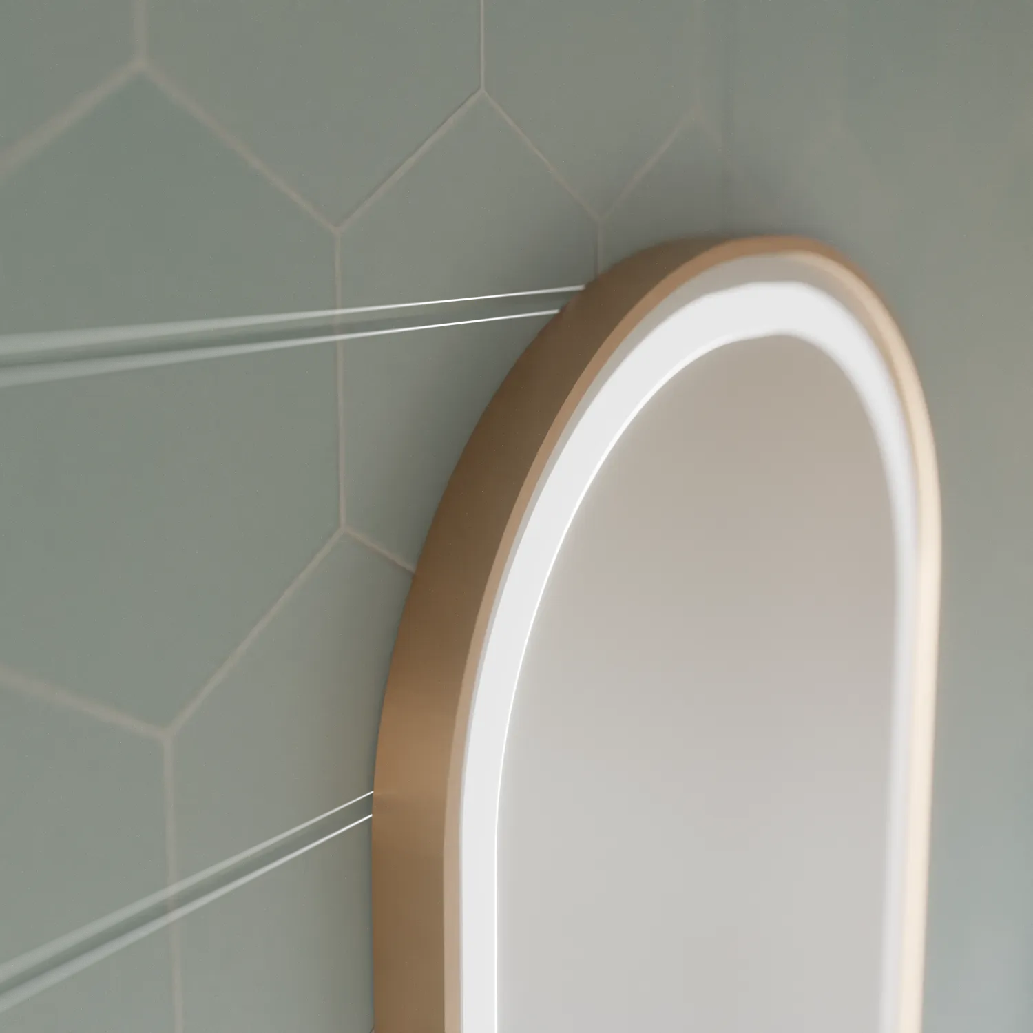Alessandro Design Impora oglinda LED 50x80 touch rose gold