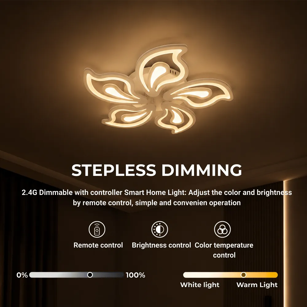 Alessandro Design LILY lustra LED alba 86W dimabila