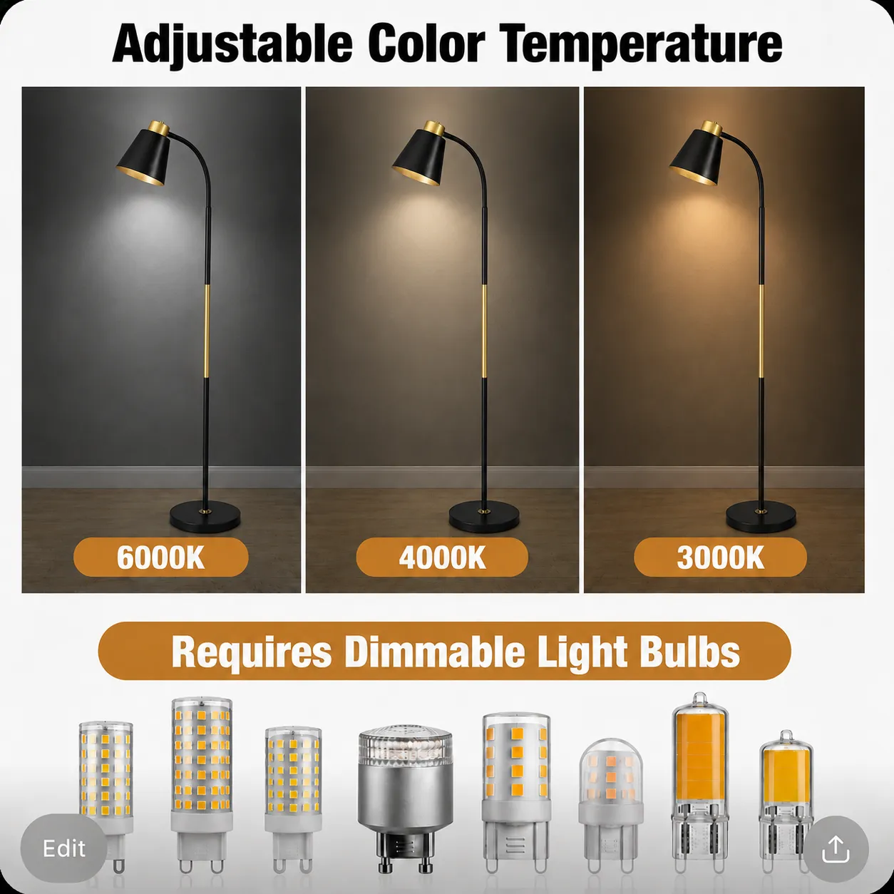 Alessandro Design Temirtau lampadar E27 negru 140cm