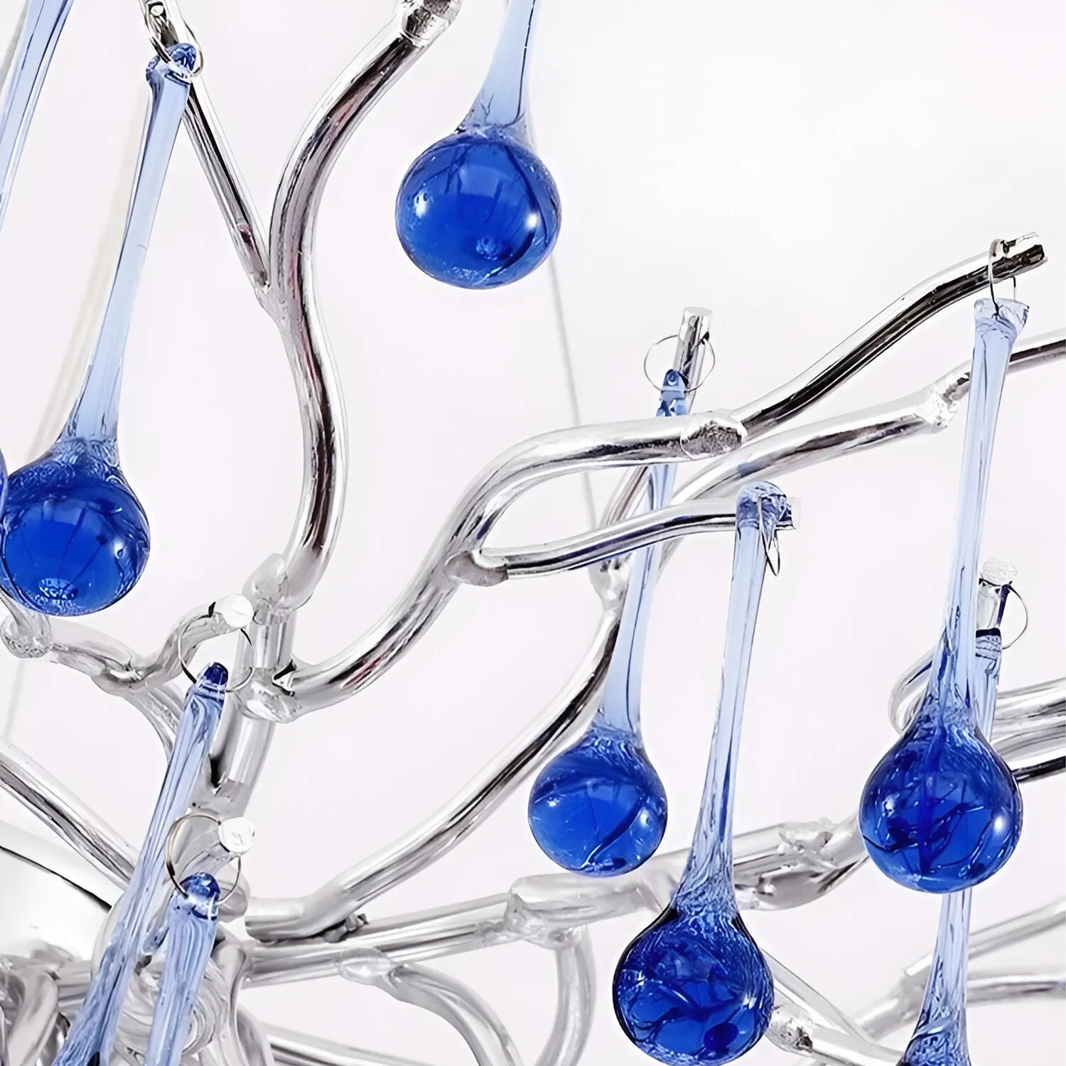 Alessandro Design CC335/400CH candelabru 40cm crom albastru