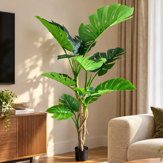 Alessandro Design Monstera Deliciosa 160cm plantă artificială 11 frunze