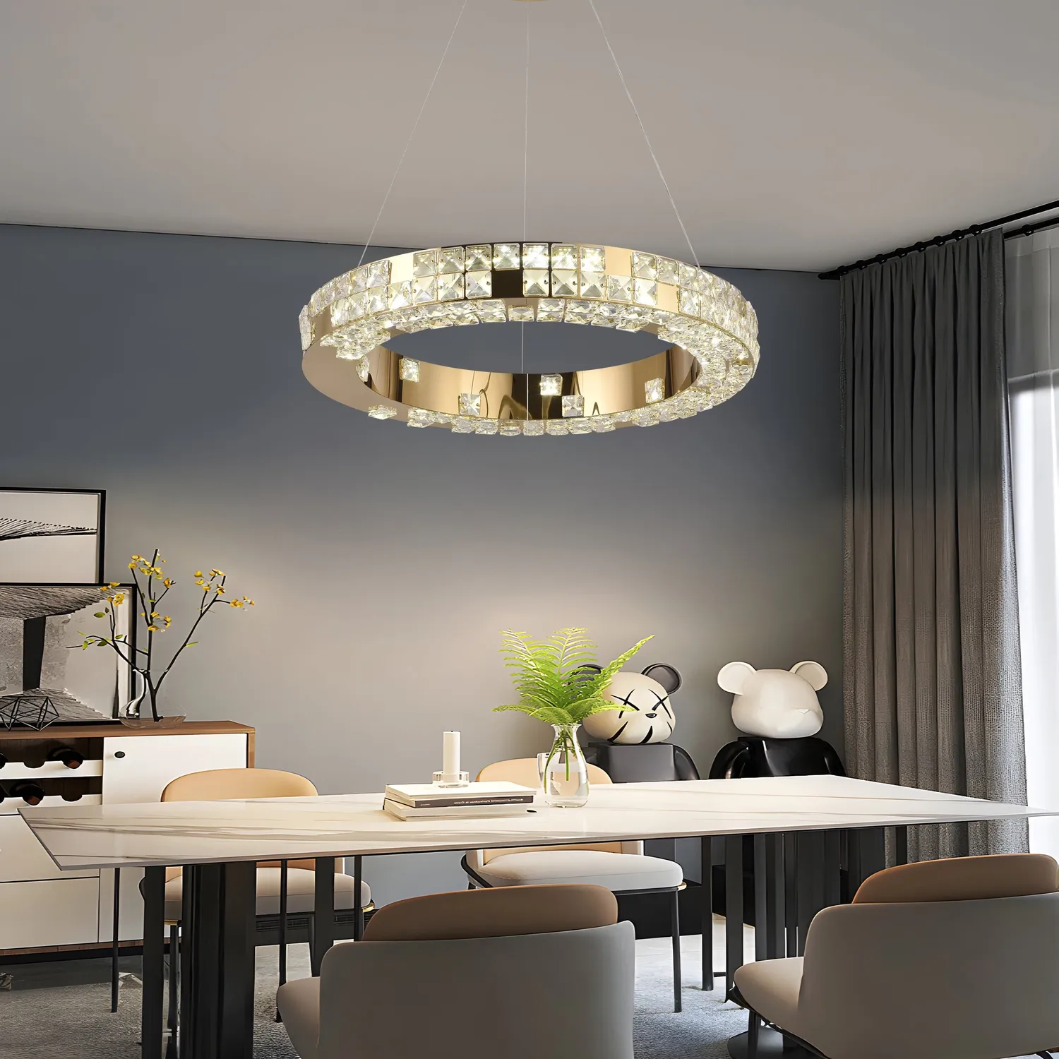 Alessandro Design LLC135/1GD lustră LED 29W aurie dimabilă