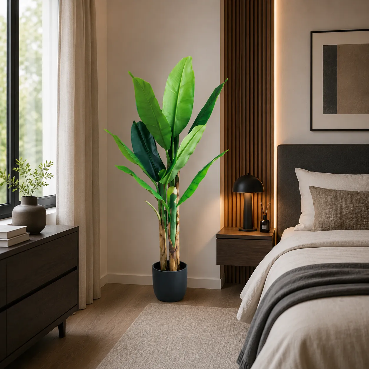 Alessandro Design planta artificiala bananier 140cm cu ghiveci
