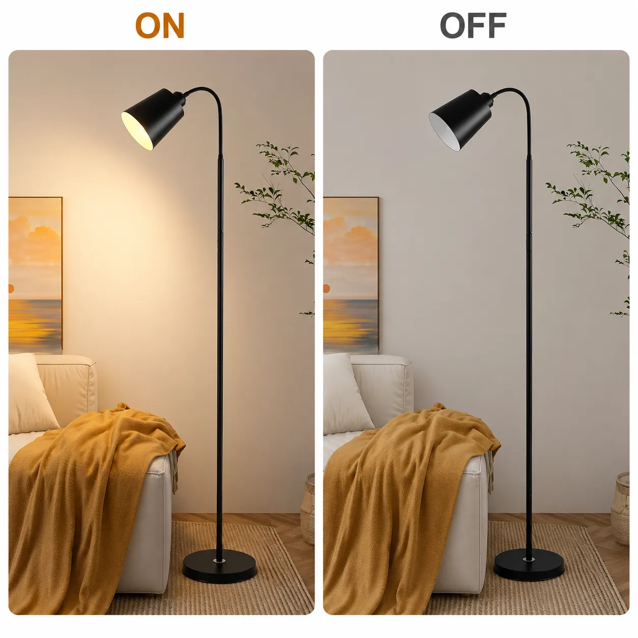 Alessandro Design Arkalyk lampadar E27 metal negru 140cm