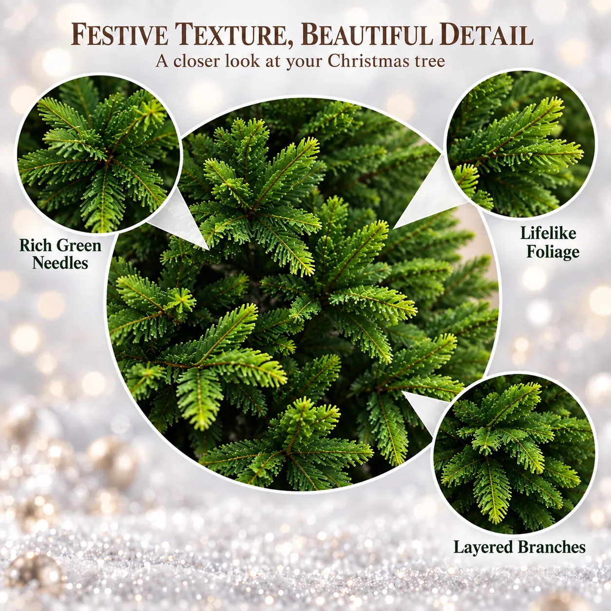 Alessandro Design EIS brad artificial verde 150cm 356 varfuri