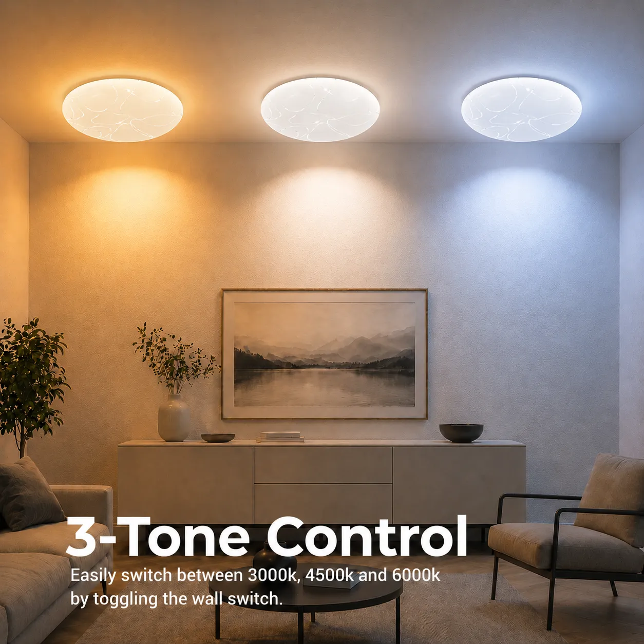 Alessandro Design plafoniera LED rotunda alba 23cm 22W