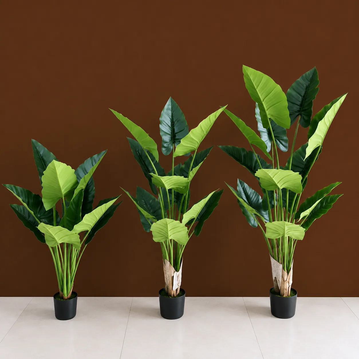 Alessandro Design Alocasia planta artificiala 120cm 10 frunze