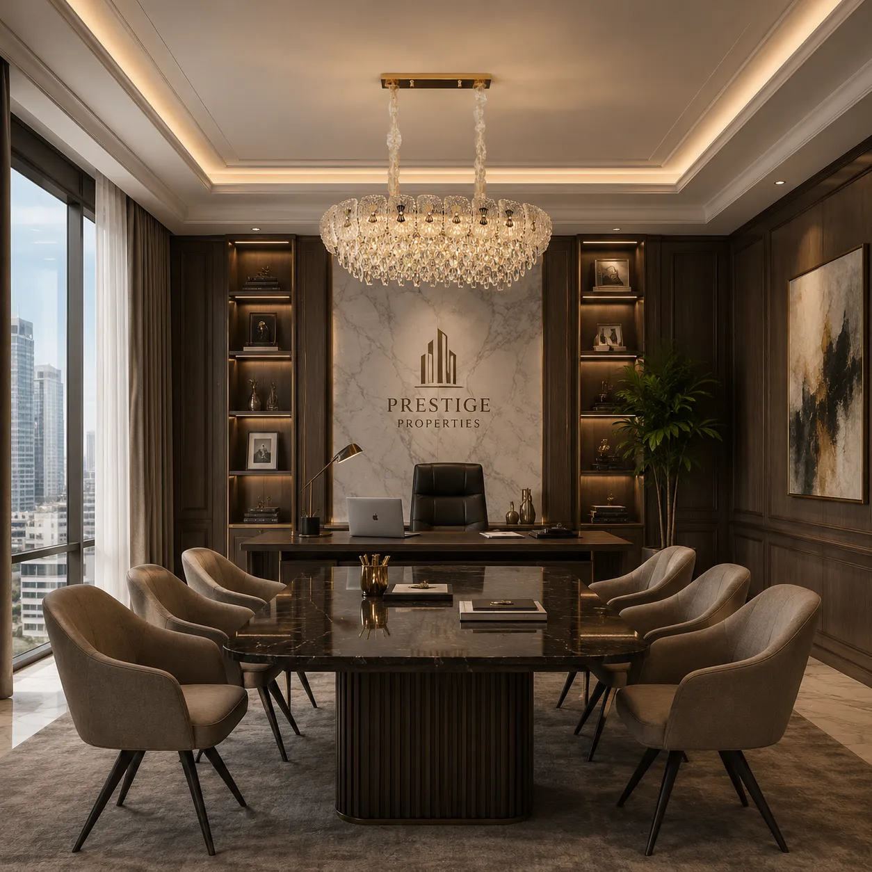 Alessandro Design DONNO Supremo candelabru cristal auriu 11xE14