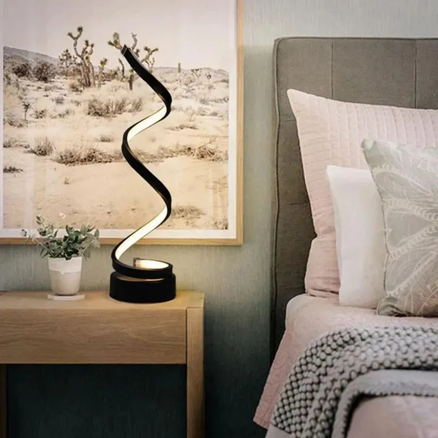 Alessandro Design Afet veioza LED 38W neagra silicon+metal