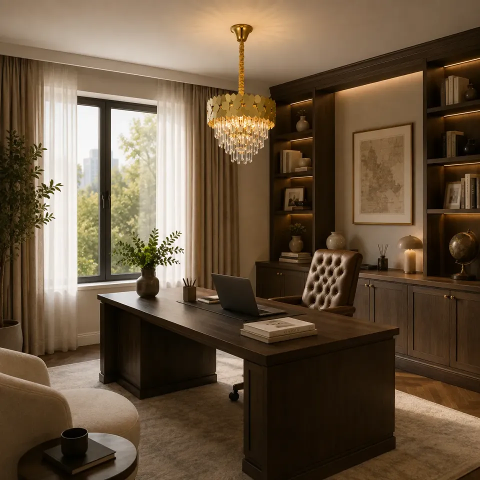 Alessandro Design YAKUTSK Nobile candelabru cristal 6xE14 auriu