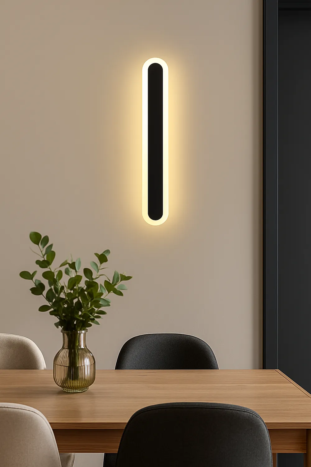 Alessandro Design SUHA aplica LED exterior 90cm neagra 13W