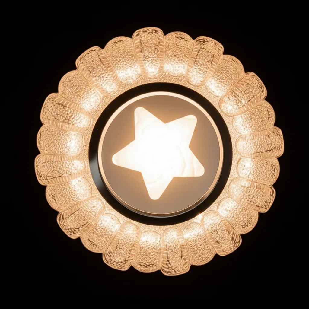 Lustra LED Alessandro Design Starr Petito 21W alba 19cm rotunda