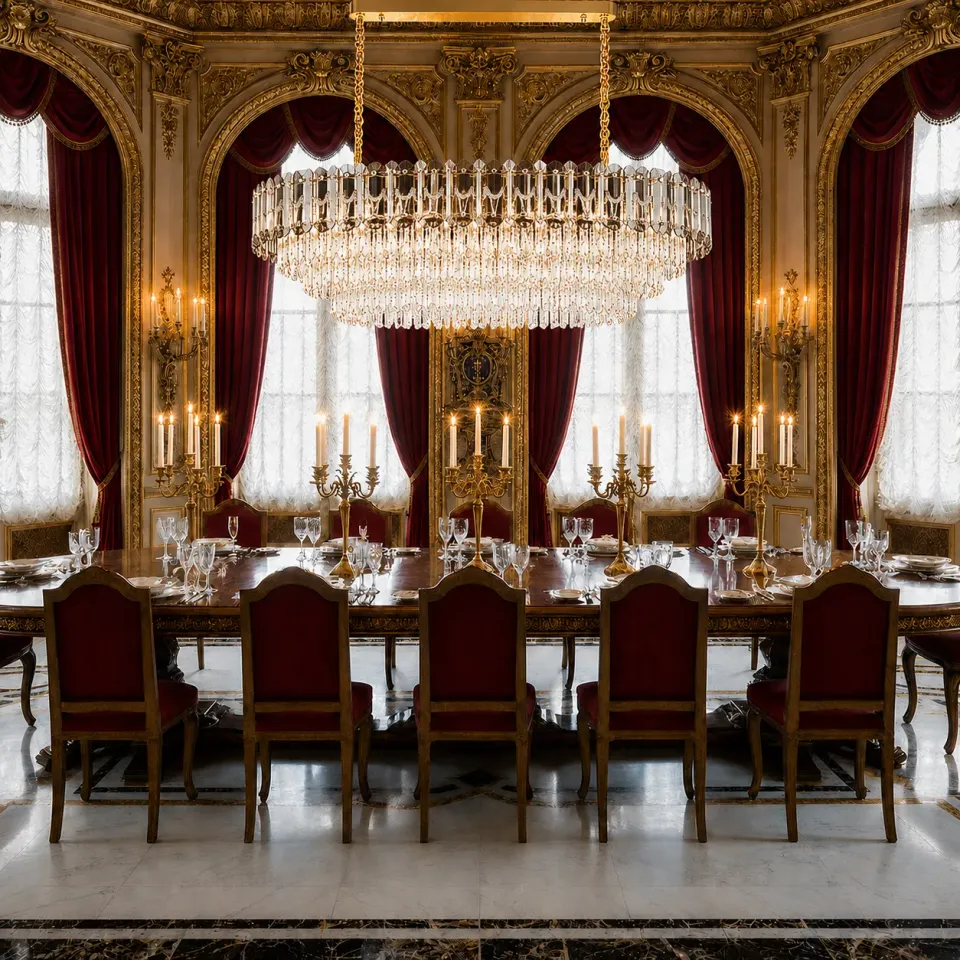 Alessandro Design Aurum Supremo candelabru cristal auriu 13xE14 85cm
