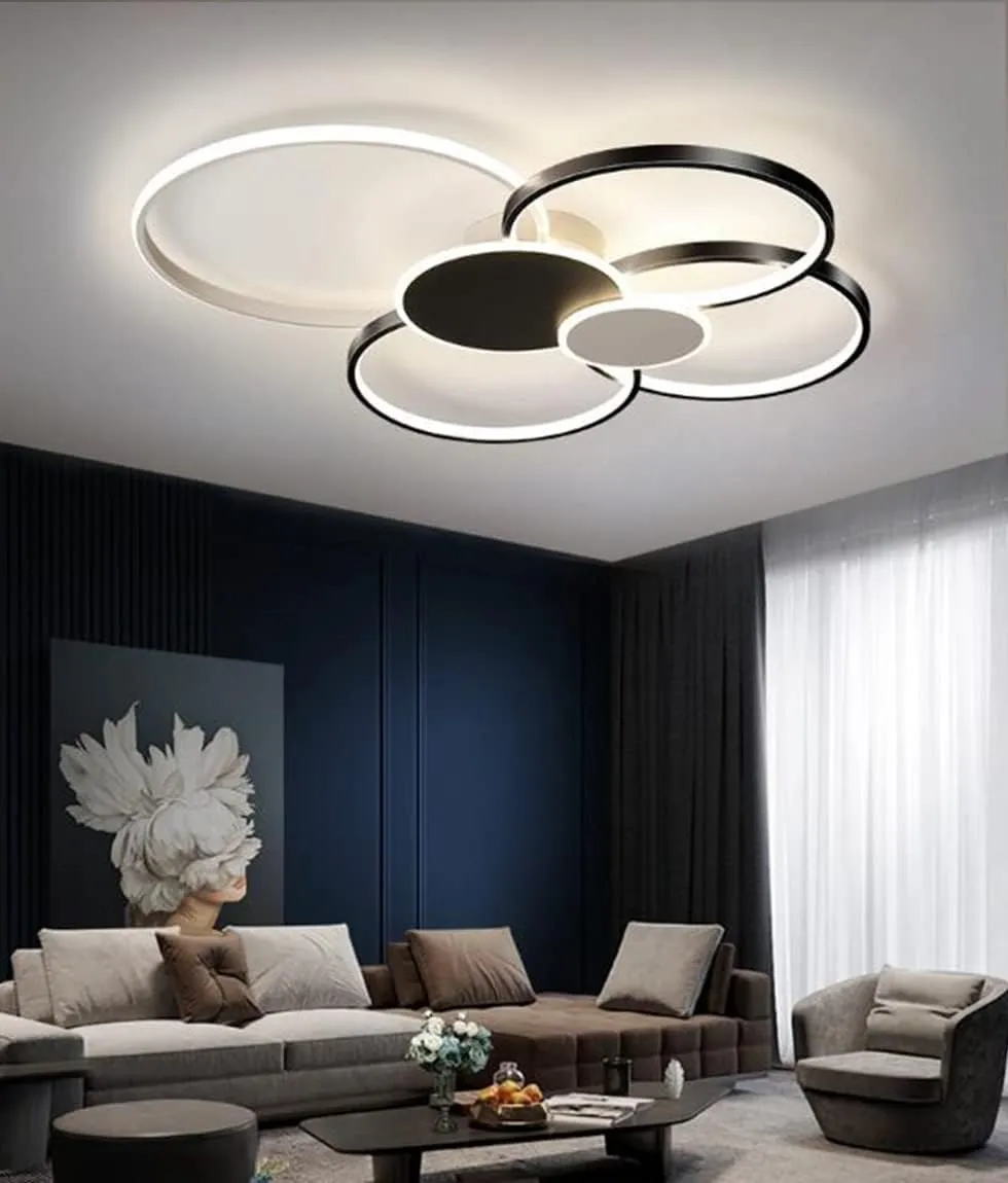 Alessandro Design Killian lustră LED 110W 6 cercuri