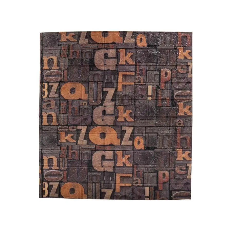 Alessandro Design Tapet 3D Autoadeziv Maro 10 Buc 70x80cm Litere