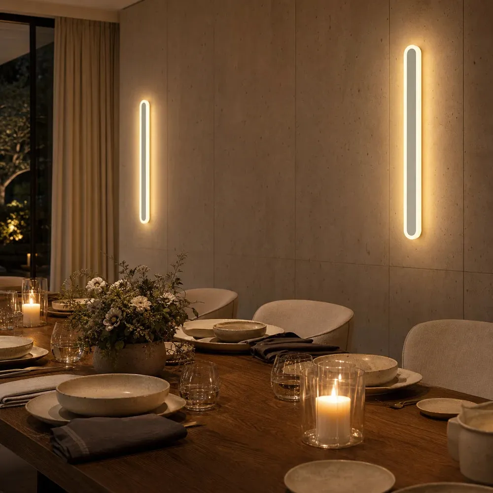 Alessandro Design Suha aplica exterior LED 60cm alba IP65