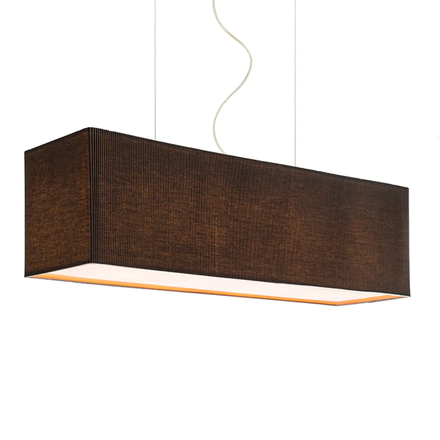 Rendl Light Studio Lope pendul negru plisat 4xE27