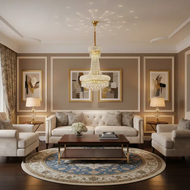 Alessandro Design Nuvola Magno candelabru cristal 15xE14 60 cm