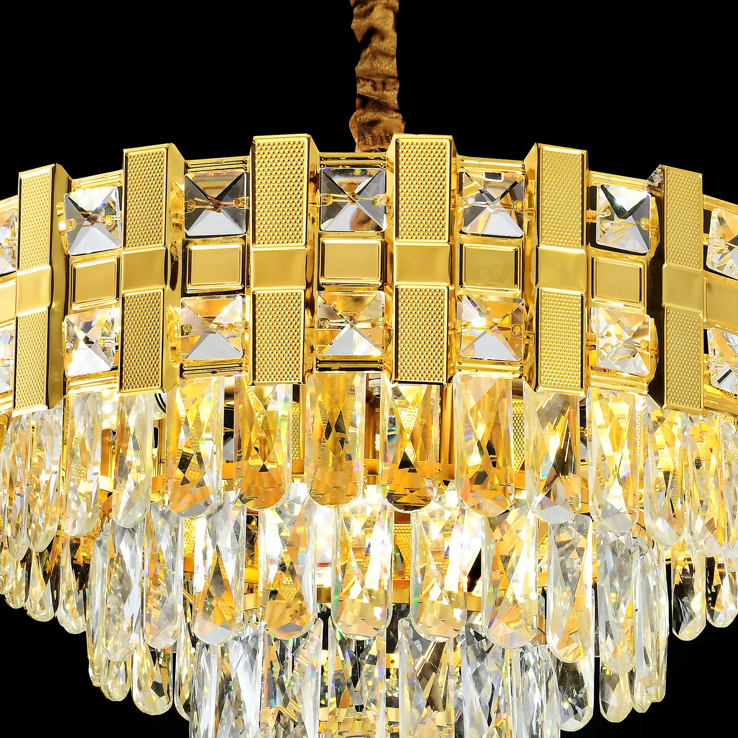 Alessandro Design Bran Elegance candelabru 8xE14 auriu 50cm