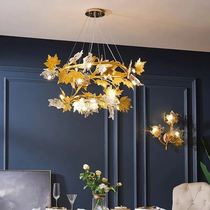 Alessandro Design Leafora Regalis candelabru 80 cm auriu