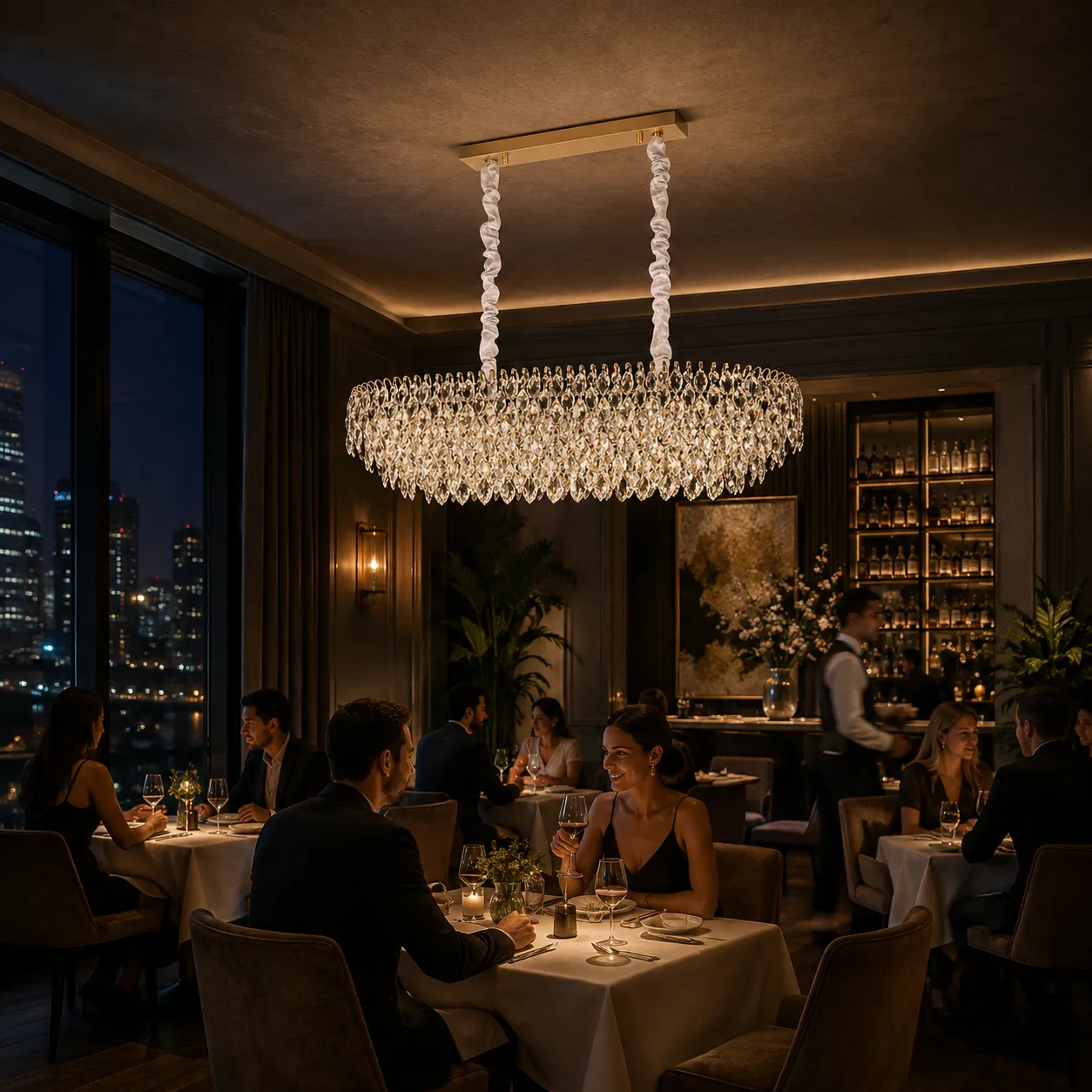Alessandro Design Erdenet Supremo candelabru cristal auriu 12xE14