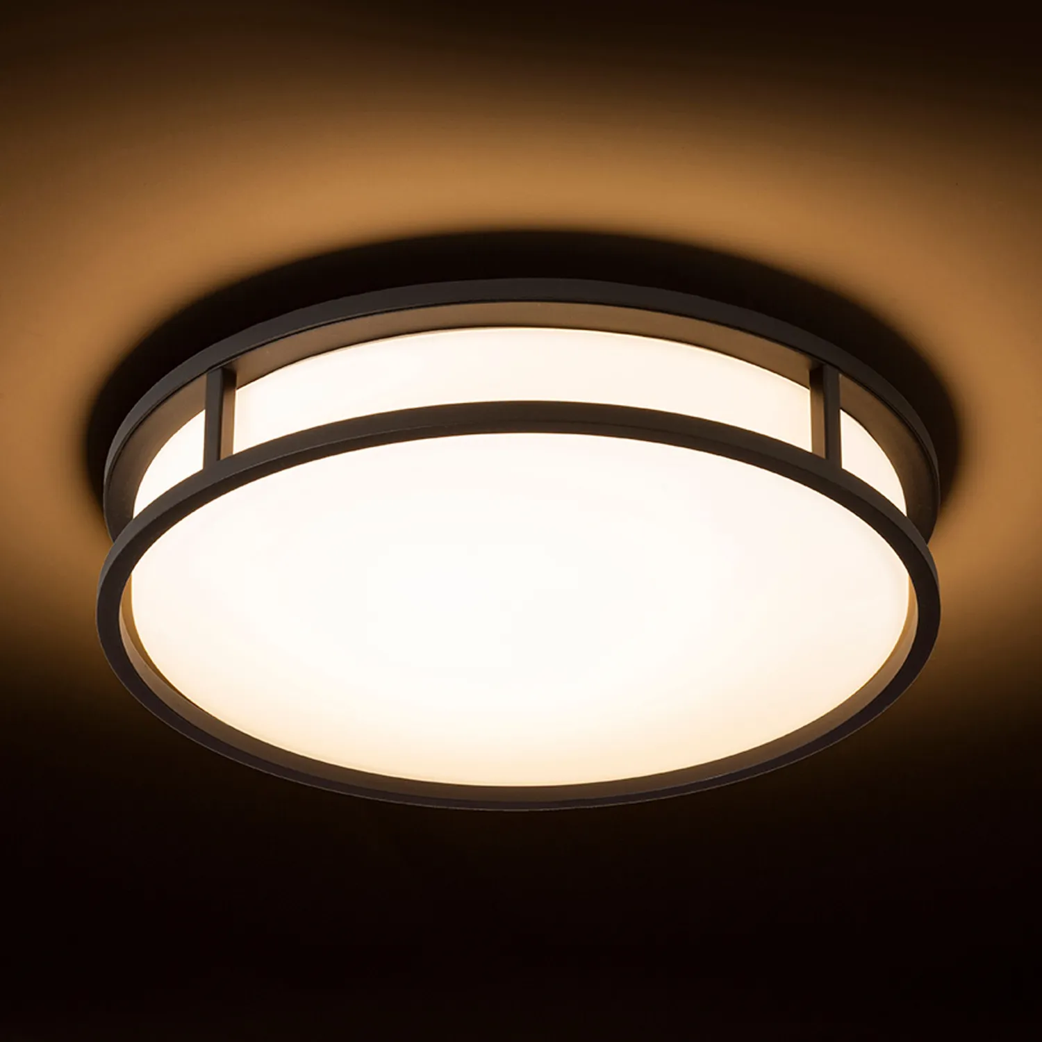 Rendl Grande LED 35 plafoniera baie opal crom LED integrat