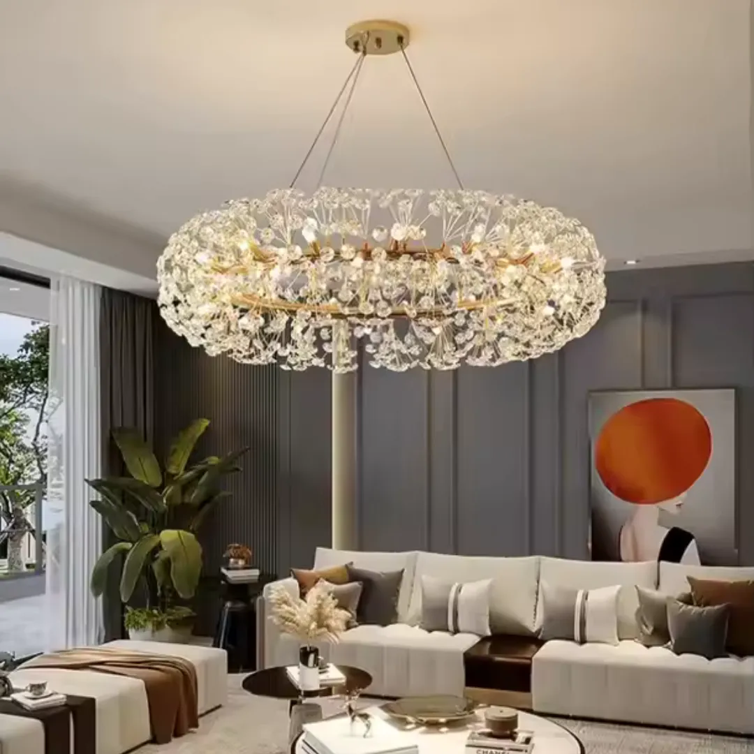 Alessandro Design KHUJAND candelabru cristal auriu 12xG9