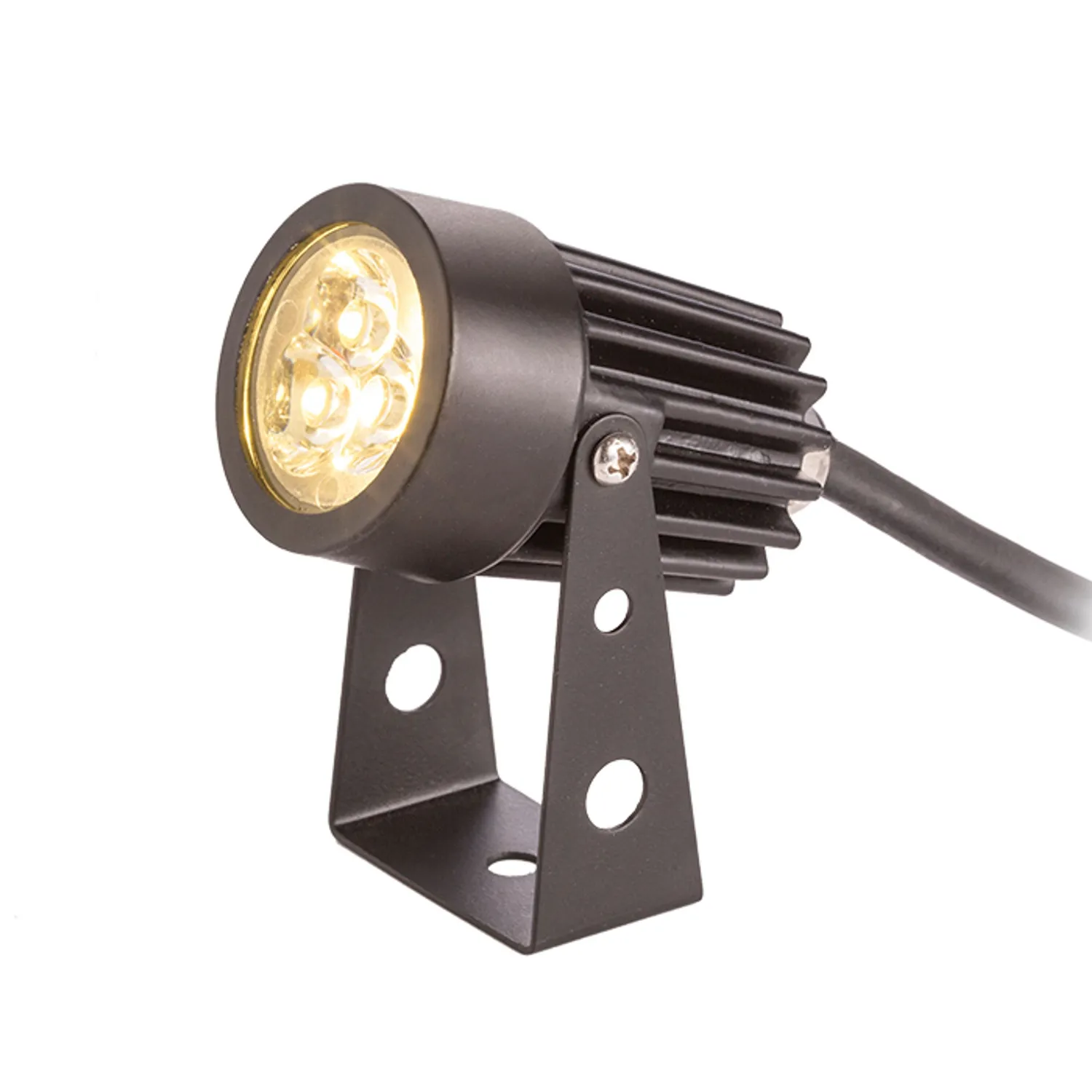Rendl Gun proiector exterior LED negru cu tarus