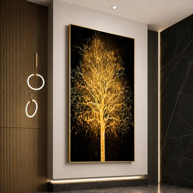 Alessandro Design Golden Tree tablou LED 60x120 cm 24W neutru