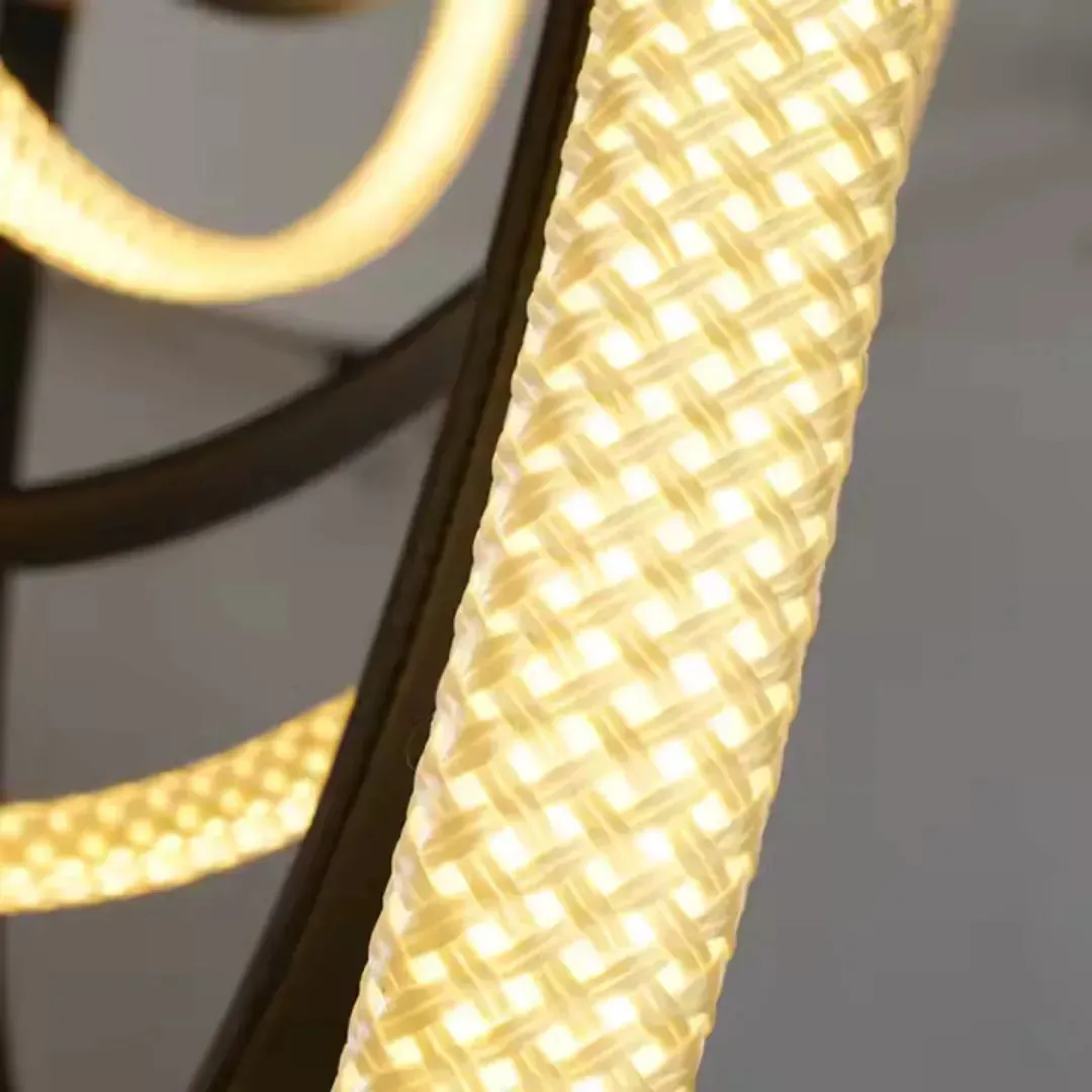 Alessandro Design Aria Largo candelabru LED negru 31W cald
