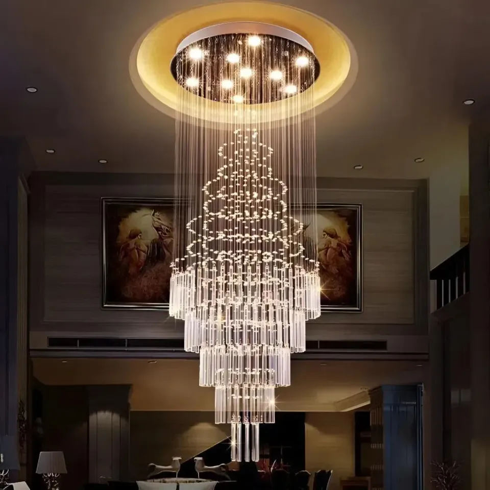 Alessandro Design AUGUSTA 80W candelabru cristal auriu 50cm