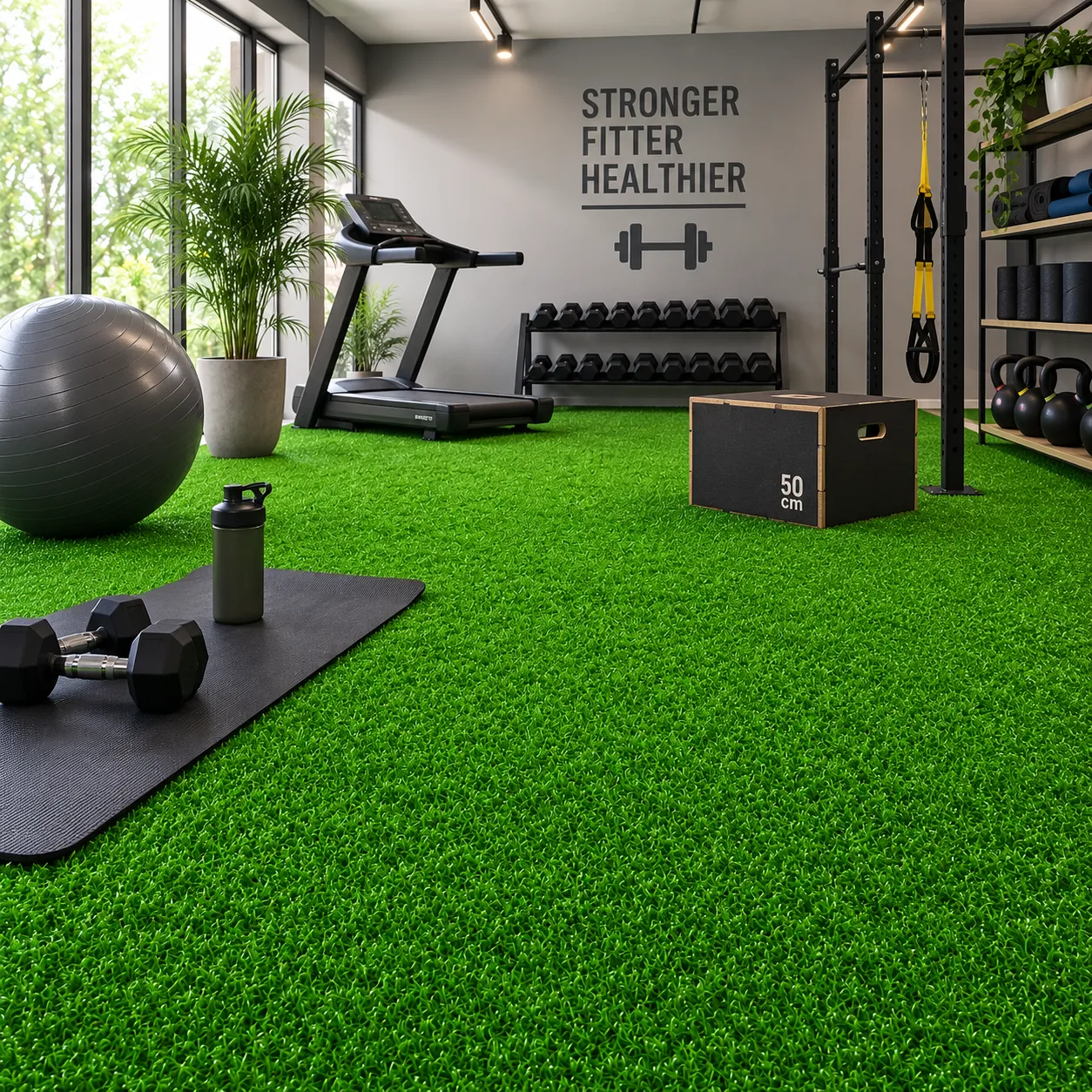 Alessandro Design iarba artificiala interior 2x25 m verde 2 cm