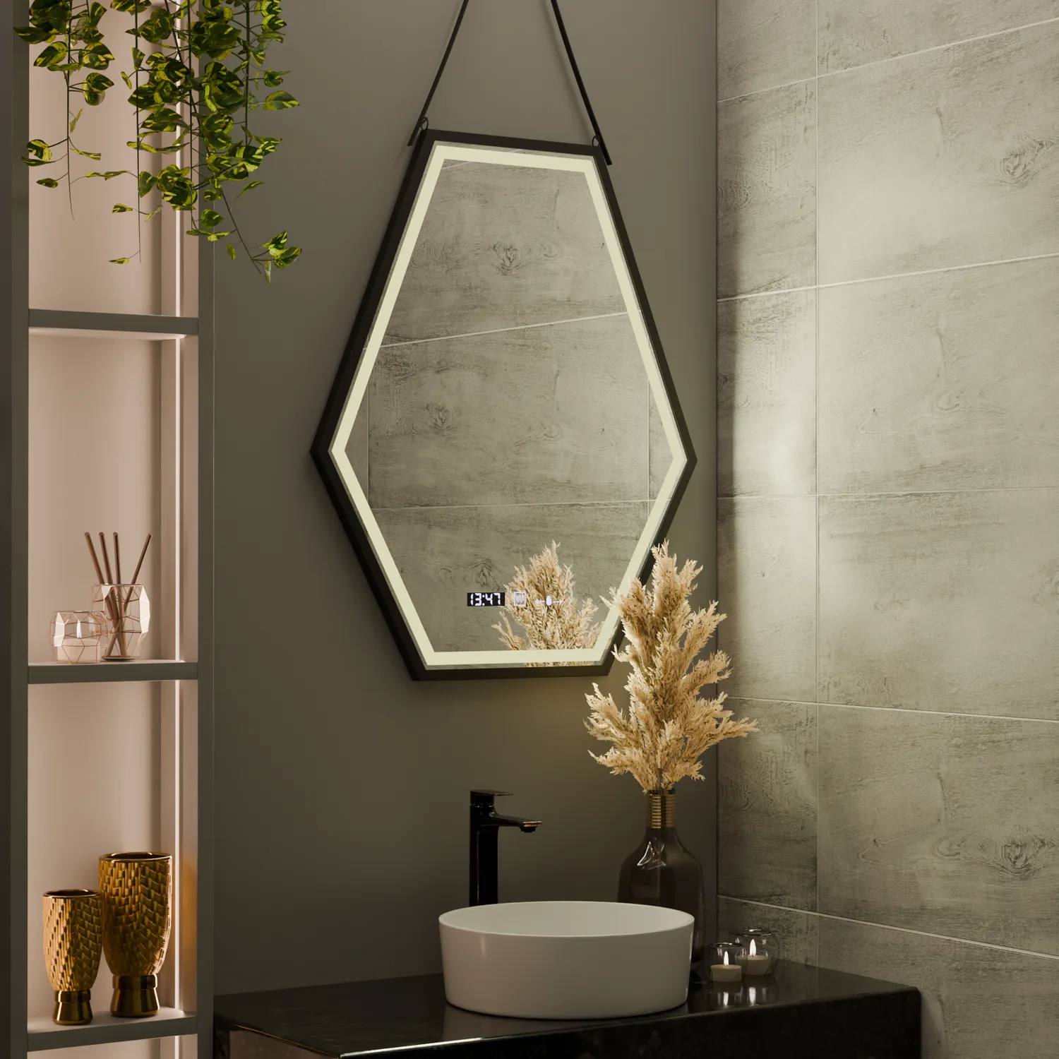 Alessandro Design Marcello oglinda LED 55x70 dezaburire