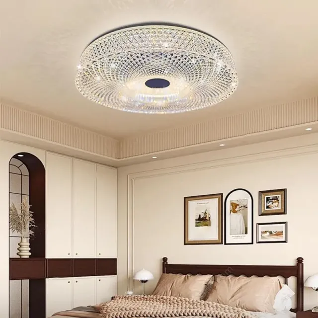 Alessandro Design RADIAN Eleganza lustra LED alba 48,5 cm 38,9W