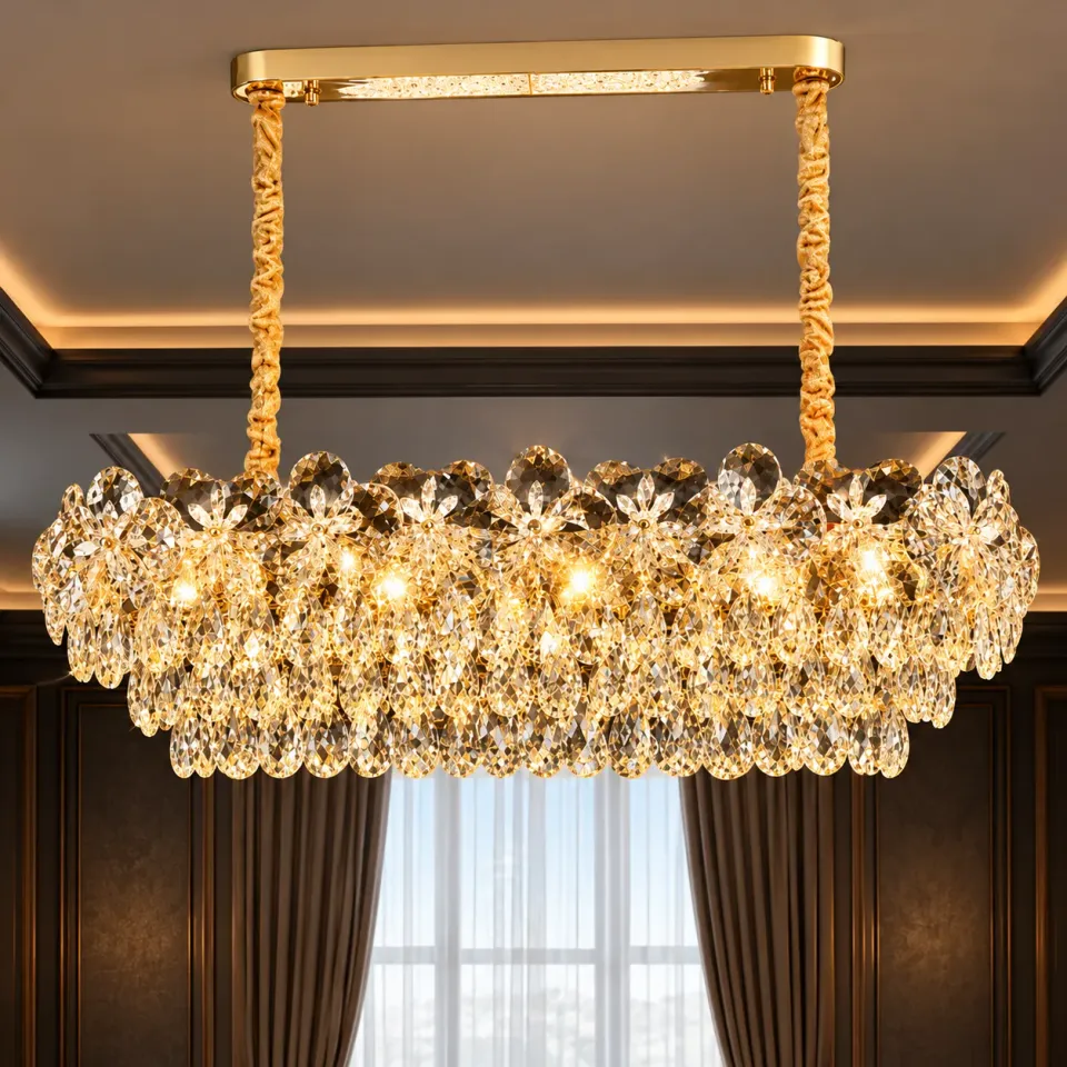 Alessandro Design Jardin Supremo 12xE14 candelabru auriu 100 cm